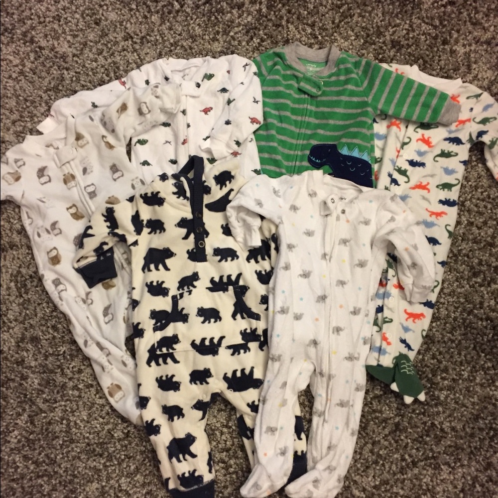 Carter’s fleece sleepers